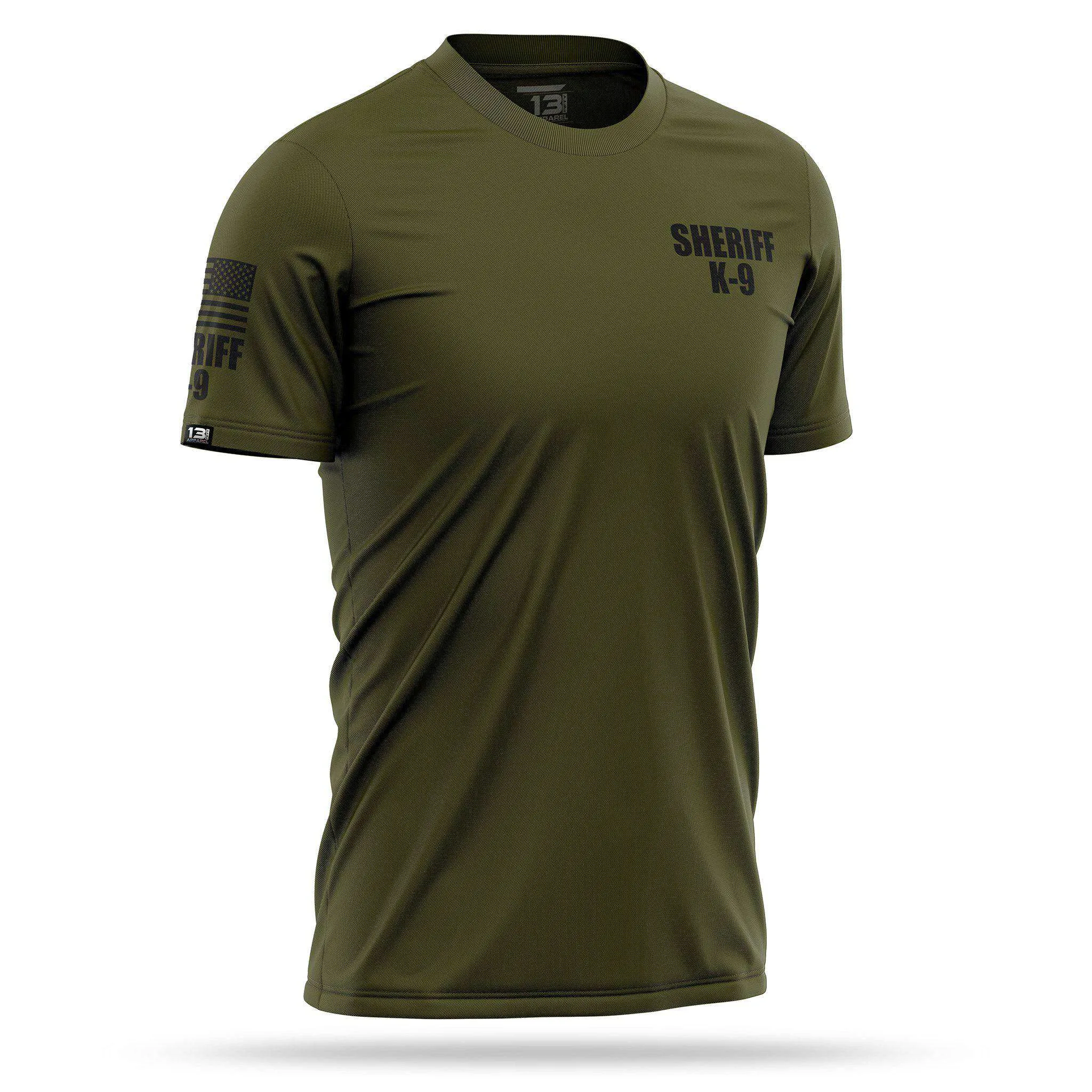 [SHERIFF K9] Men's Performance Shirt [GRN/BLK]