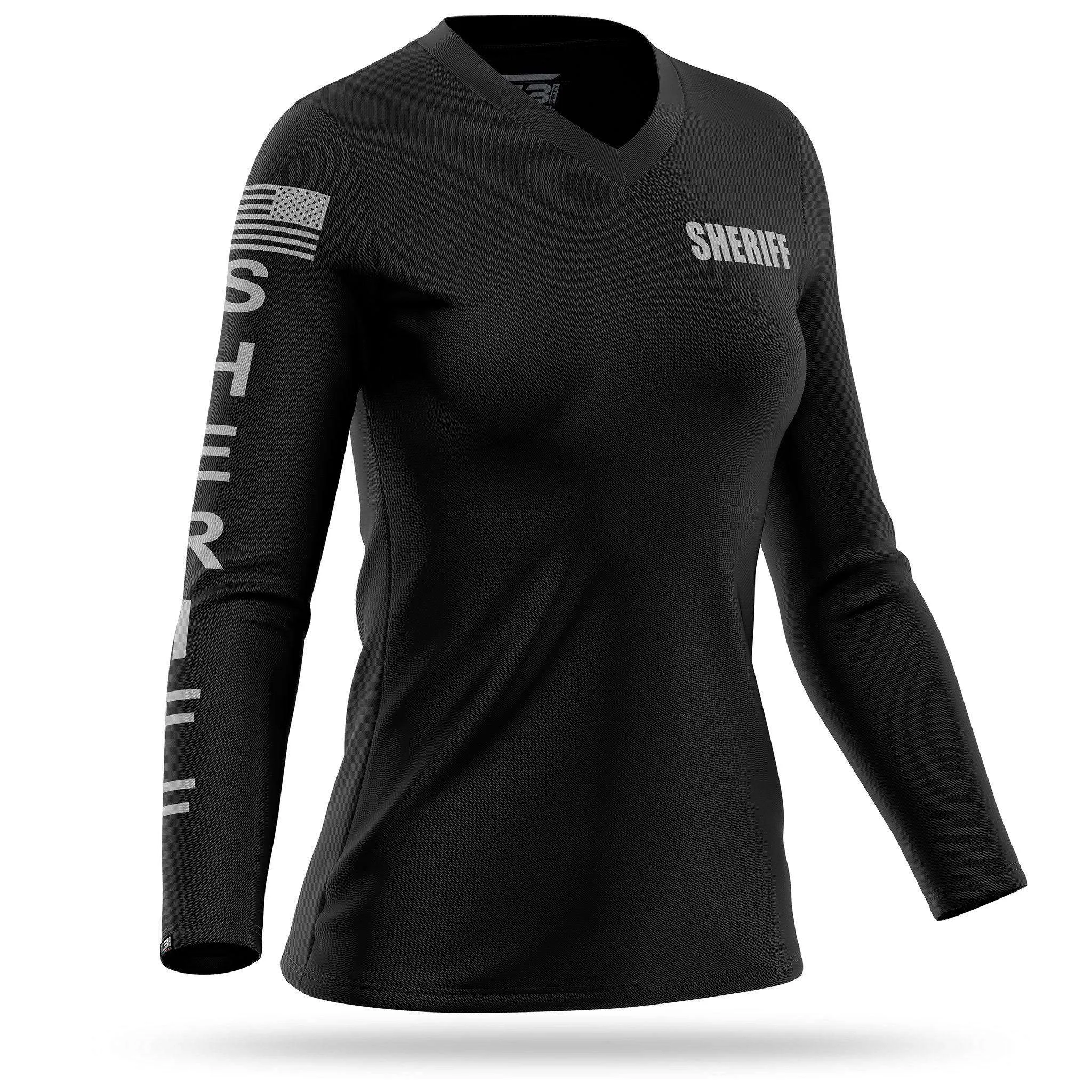 [SHERIFF] Women's Performance Long Sleeve [BLK/GRY]