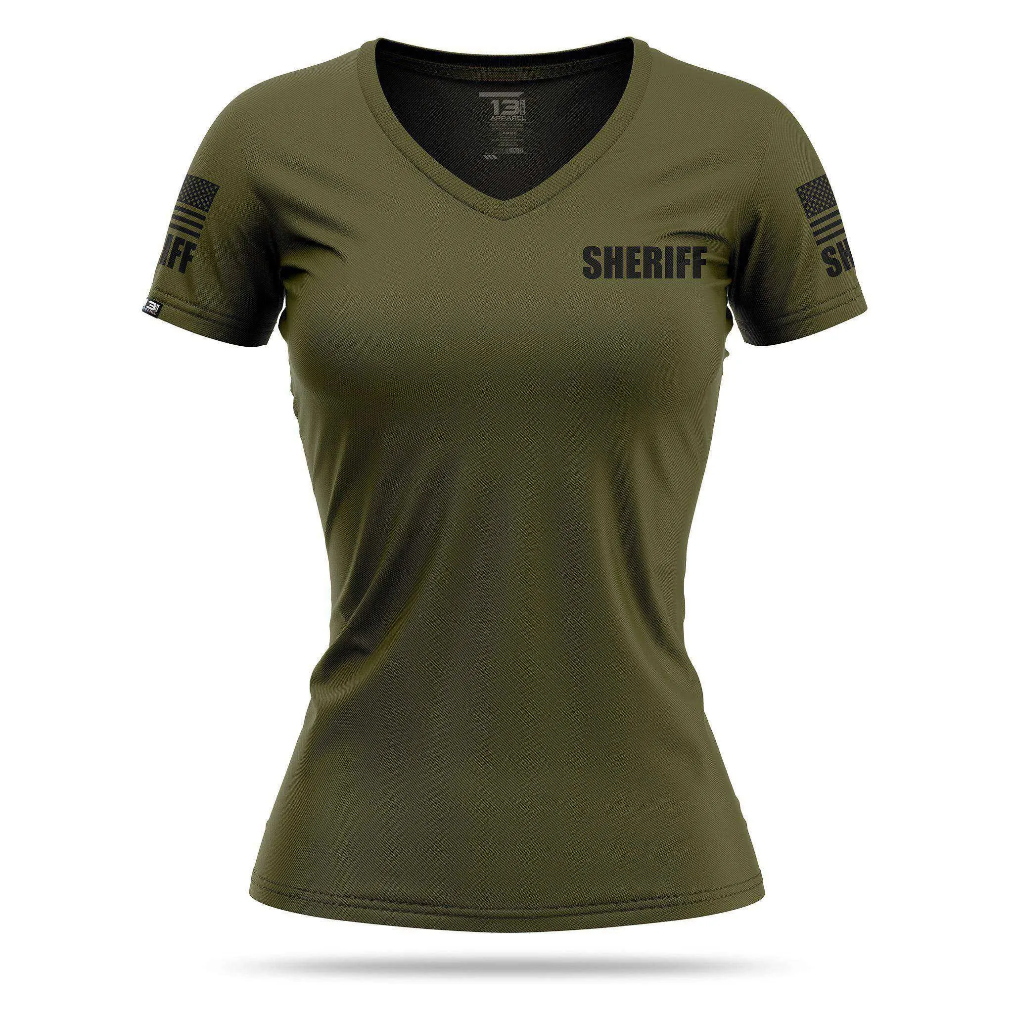 [SHERIFF] Women's Performance Shirt [GRN/BLK]