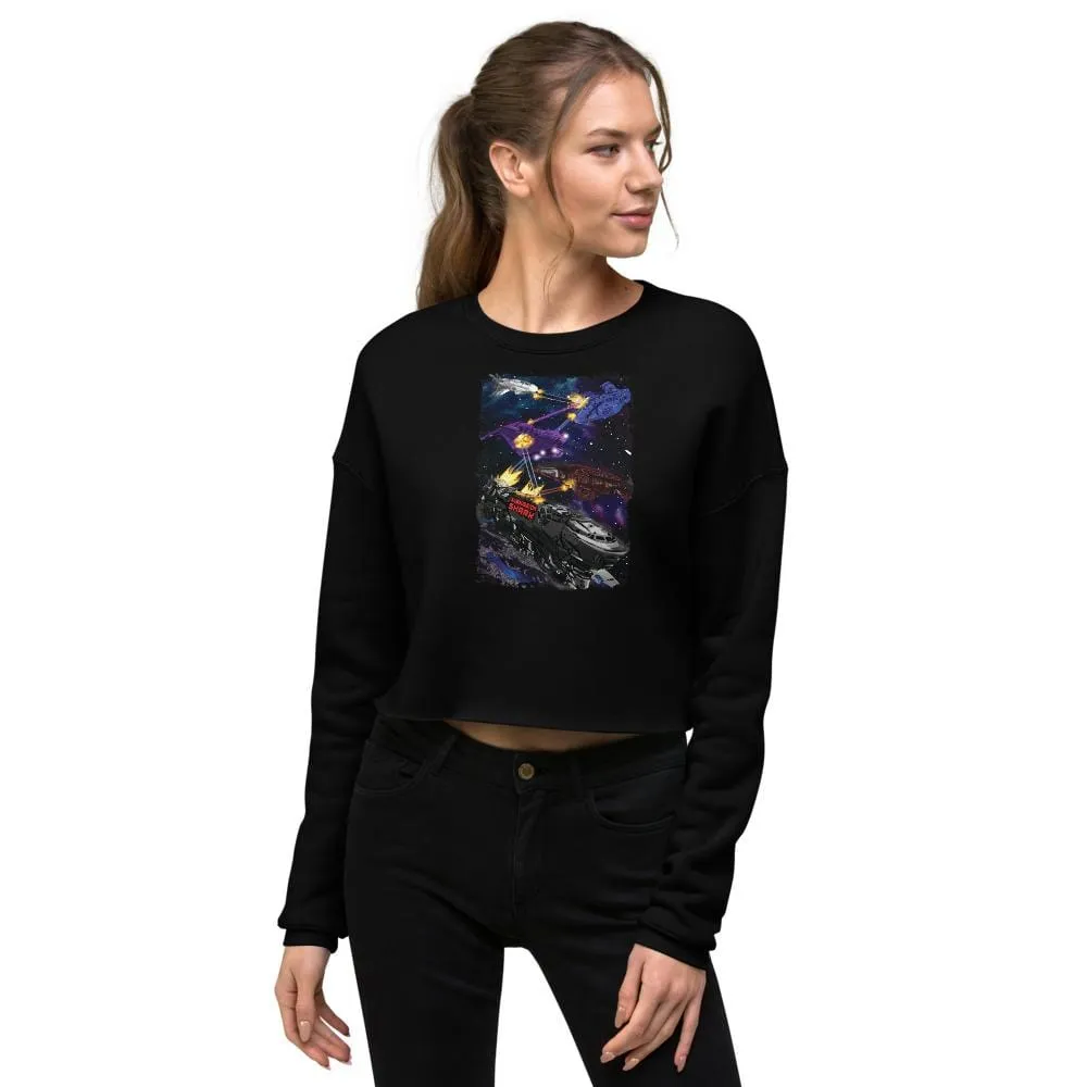 Spar Wars: Spaceships ~ Crop Sweatshirt