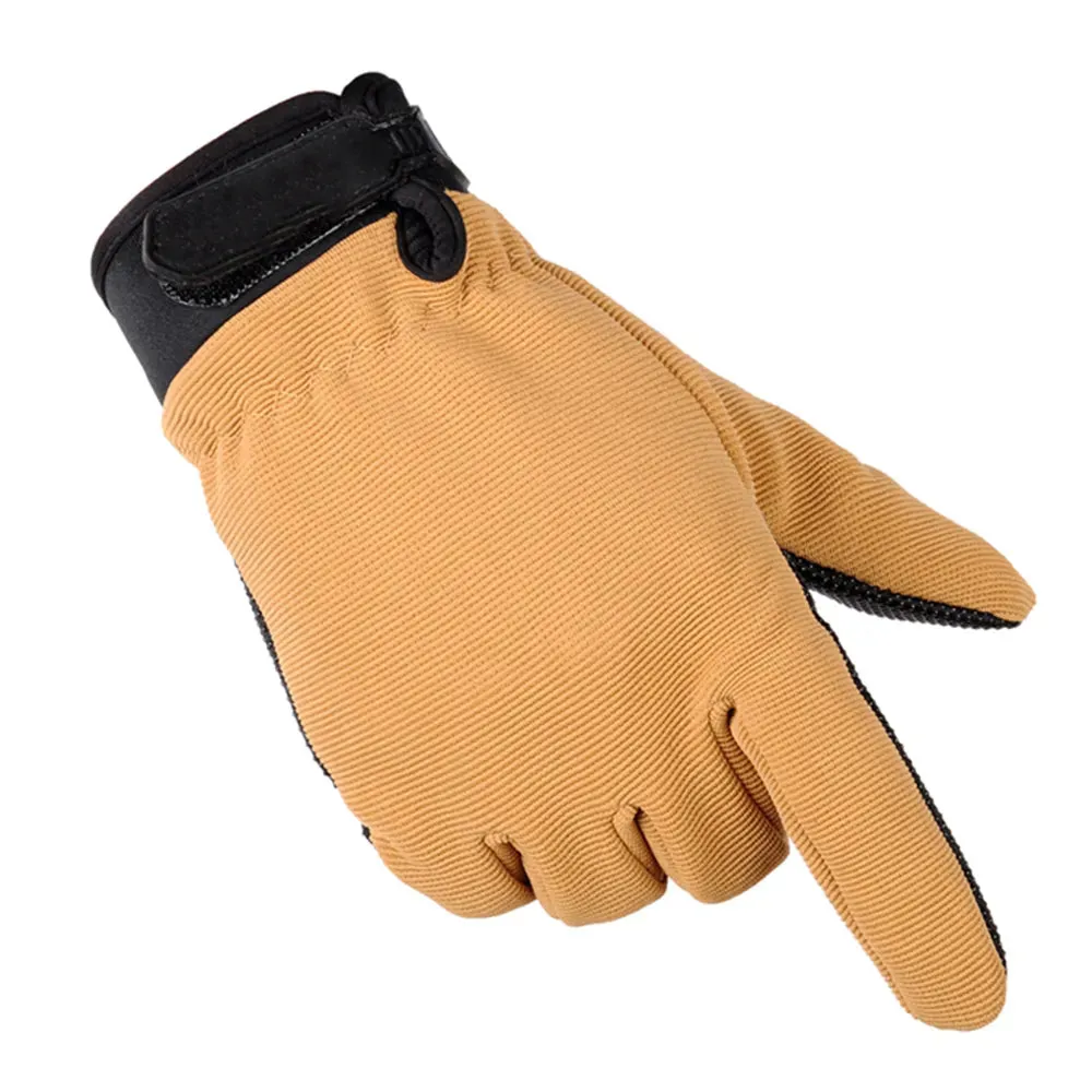 Summer Cycling Gloves Breathable Outdoor Riding Gloves Man Tactical Lady Light Bicycle Non-Slip Gloves Full Finger Fingerless