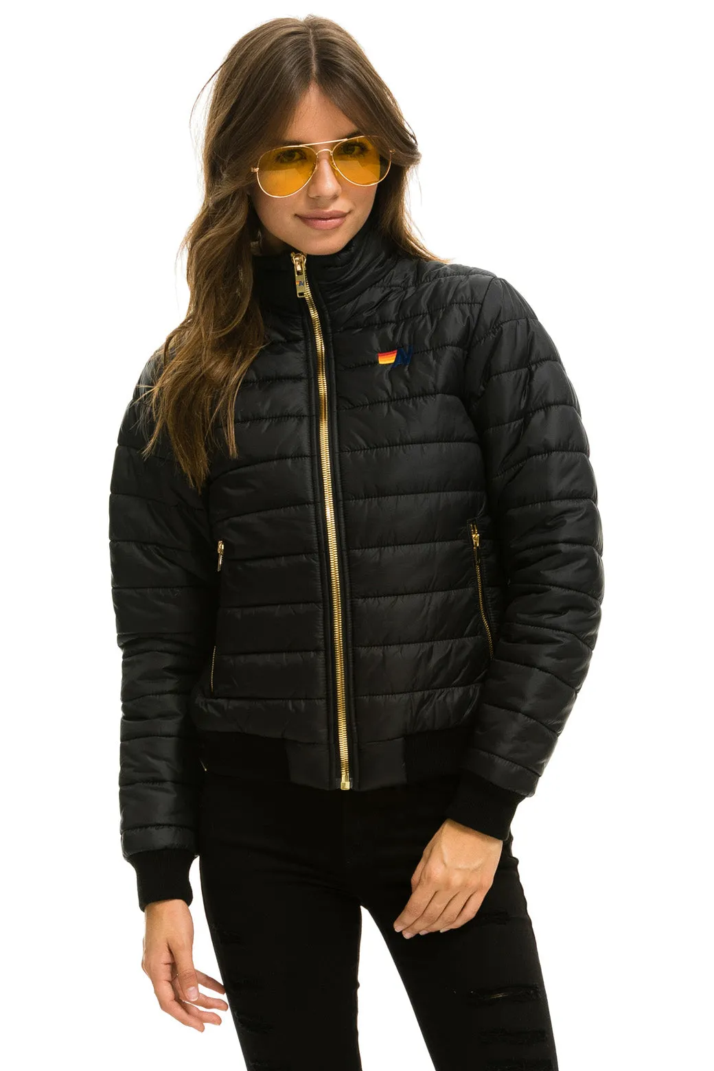 SUNBURST JACKET - GLOSSY BLACK