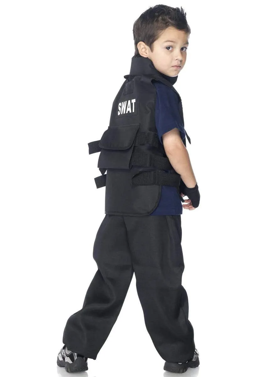 SWAT Officer Boys Fancy Dress Costume