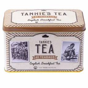 Tankies Tea Tank Museum Classic Tea Tin with 40 English Breakfast Teabags