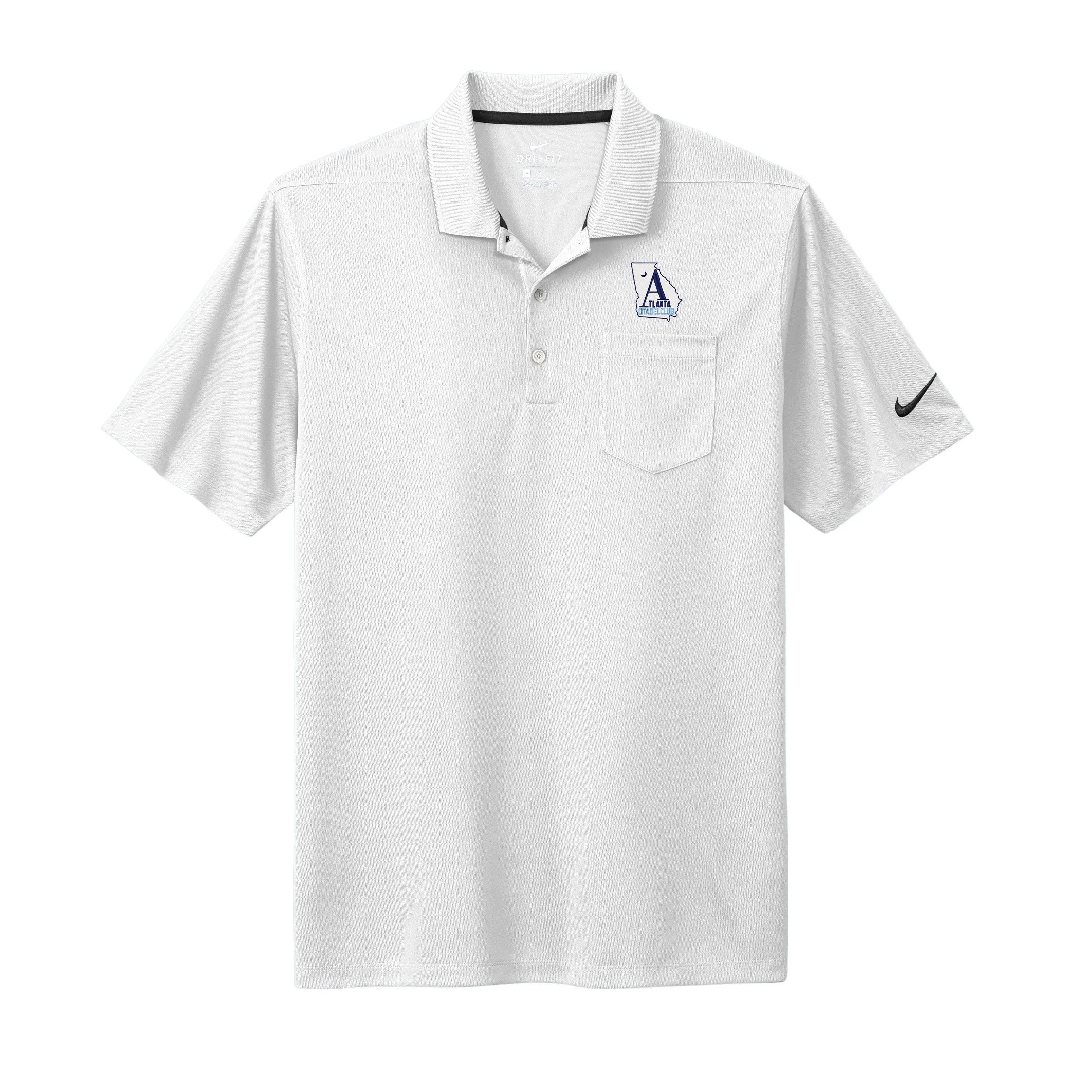 The Citadel, Atlanta Citadel Club, Altenative Logo, Nike Dri-FIT Micro Pique 2.0 Pocket Polo