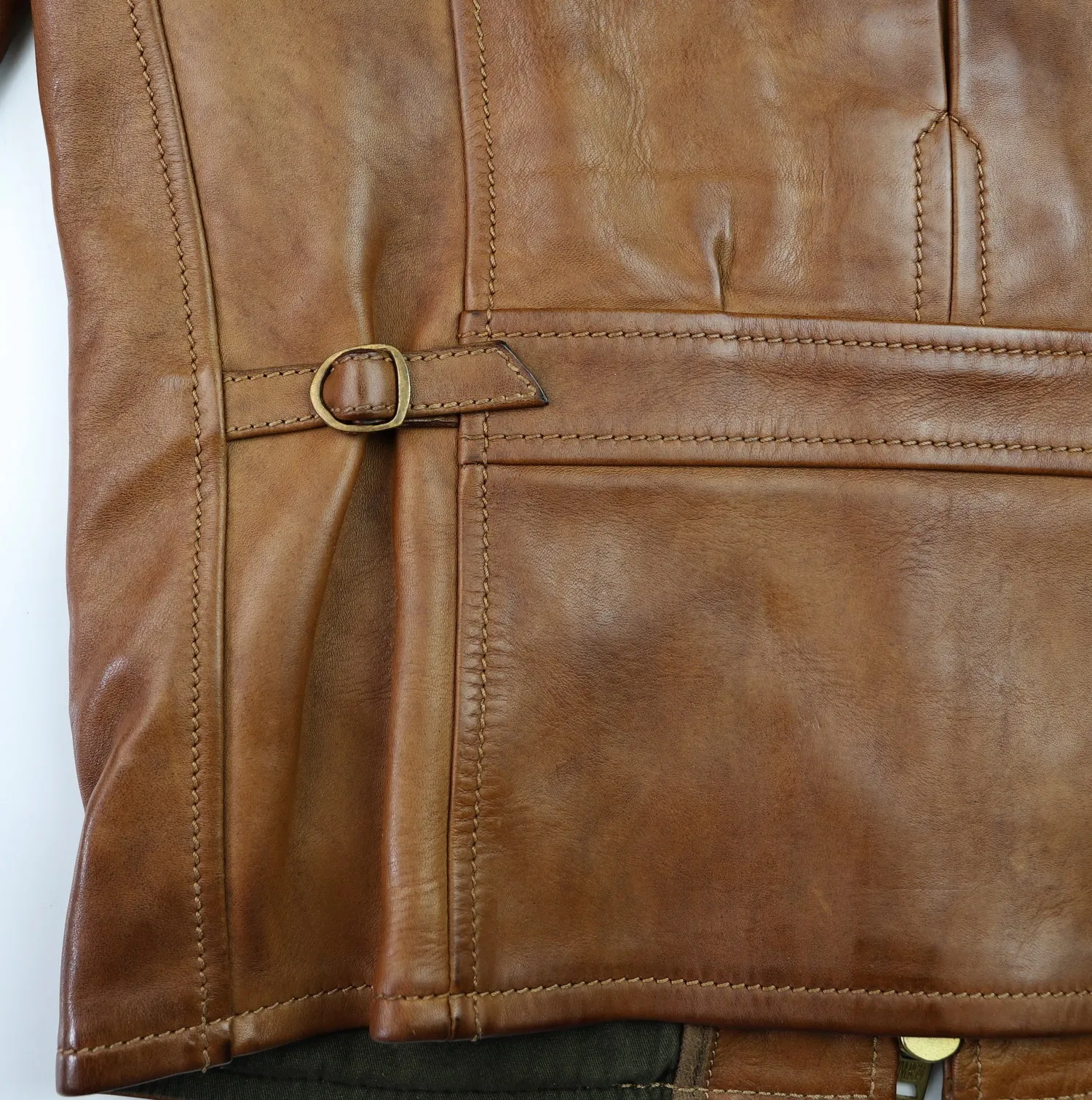 Thedi Memphis Jacket, size Small, Bruciato Horsehide