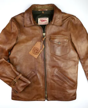 Thedi Memphis Jacket, size Small, Bruciato Horsehide