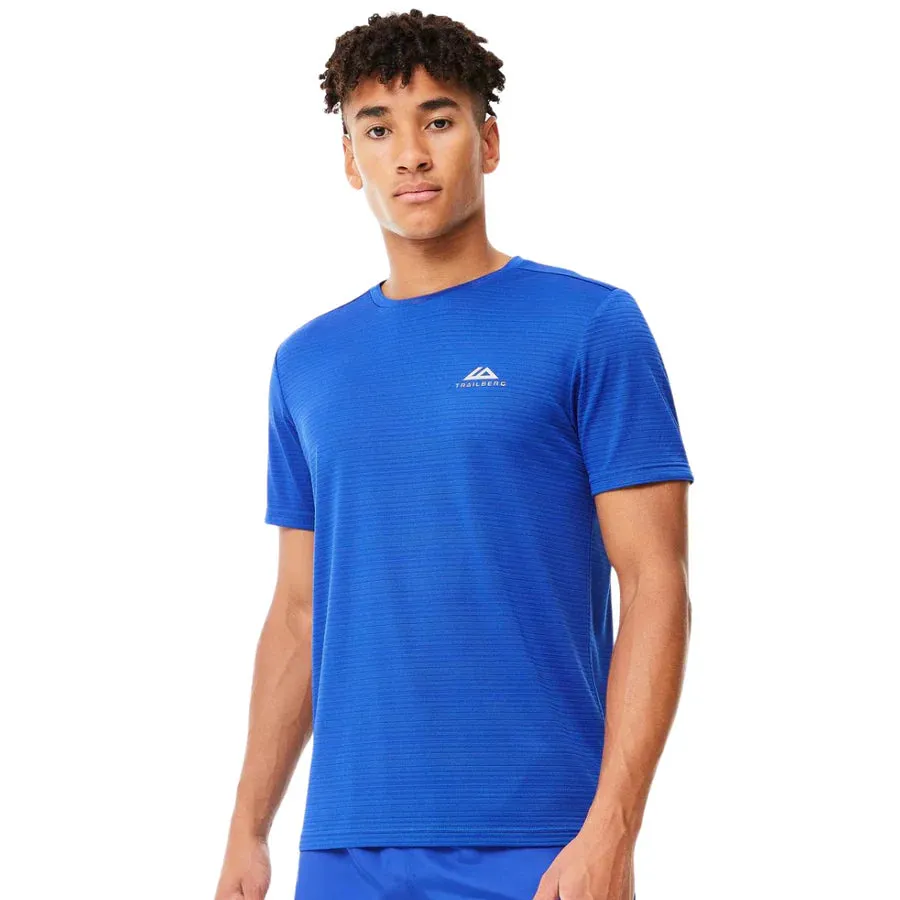 Trailberg Linear T-Shirt / Shorts Set - Cobalt Blue