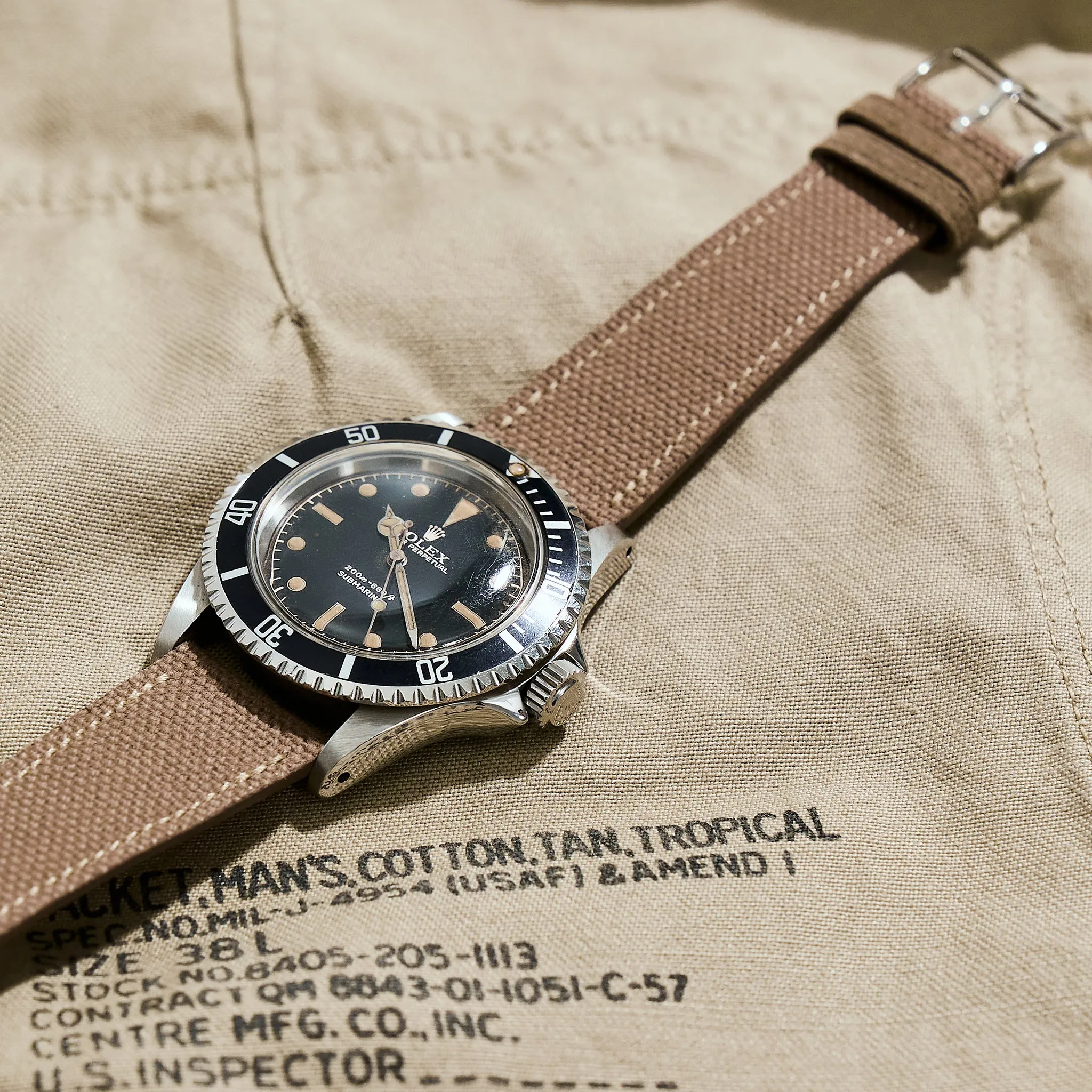 TROPICAL TAN HANPU CANVAS STANDARD STRAP