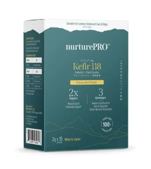 TRY & BUY: Nurture Pro Kefir 118 Probiotics   Plant Enzymes Freeze-Dried Powder For Dogs & Cats