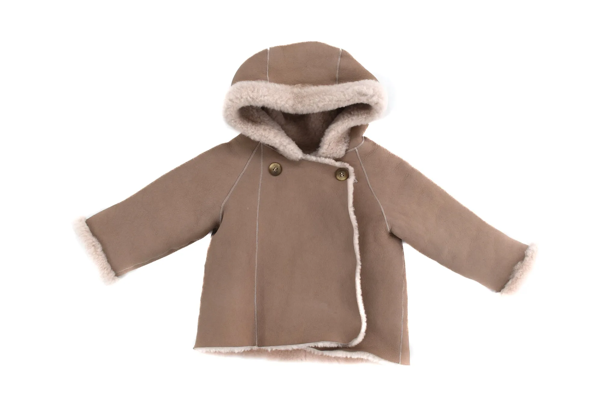 Unbranded, Girls Shearling Jacket, 2 Years