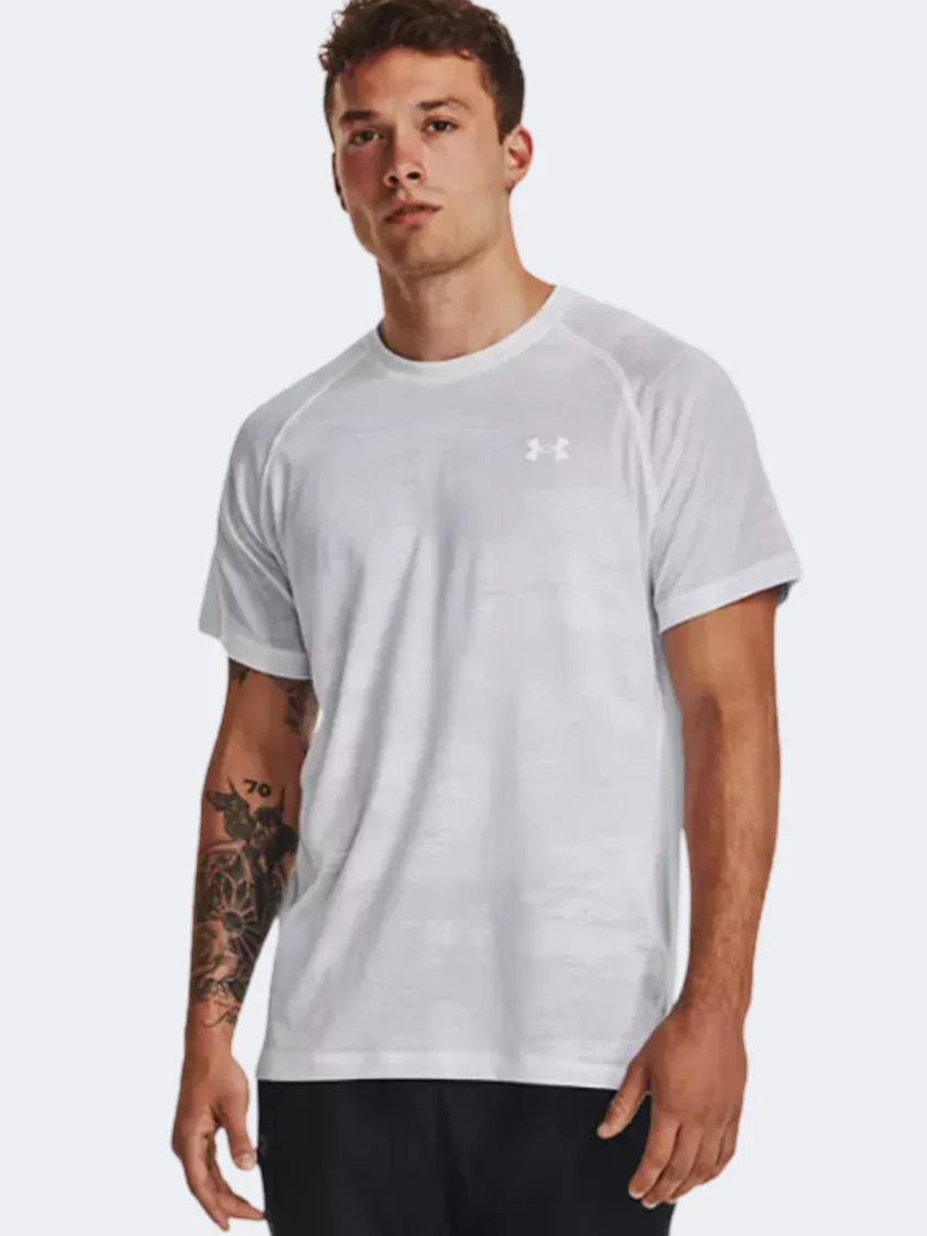 Under Armour Streaker Speed Camo Men Running T-Shirt White/Reflective