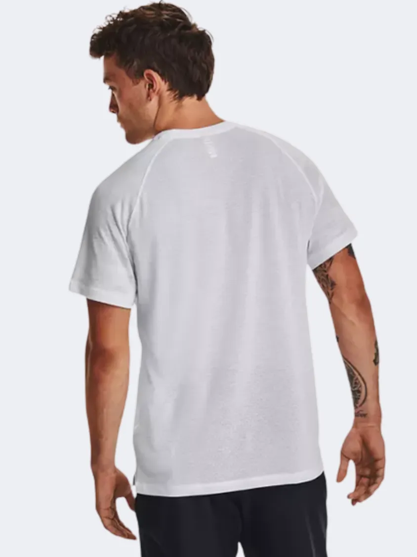 Under Armour Streaker Speed Camo Men Running T-Shirt White/Reflective