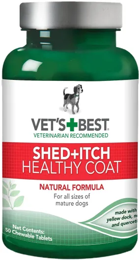 Vet's Best Shed   Itch Healthy Coat 50 chewable tablets