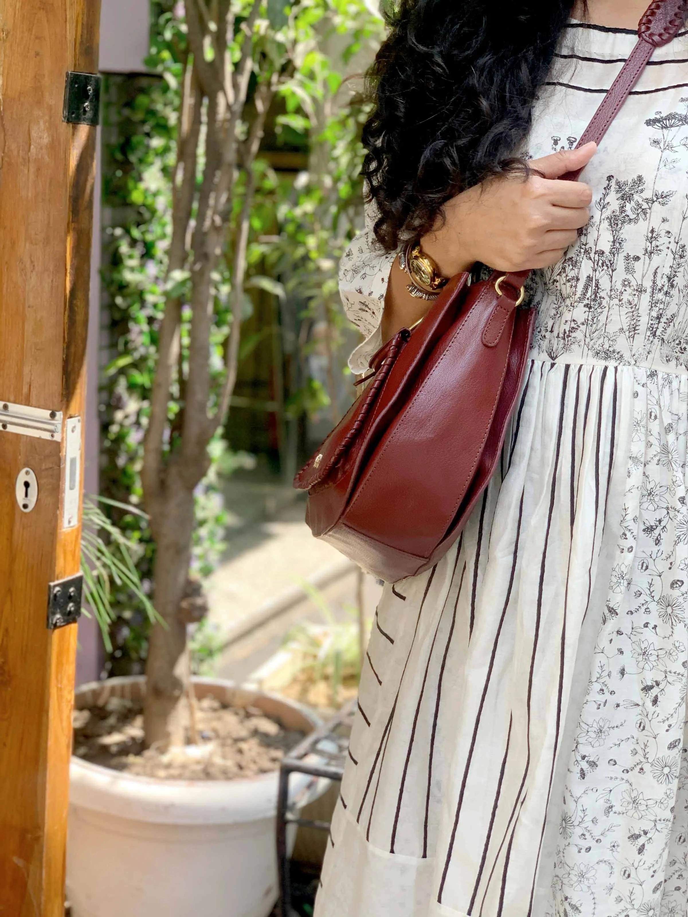 White Drawstring Dress And Slip