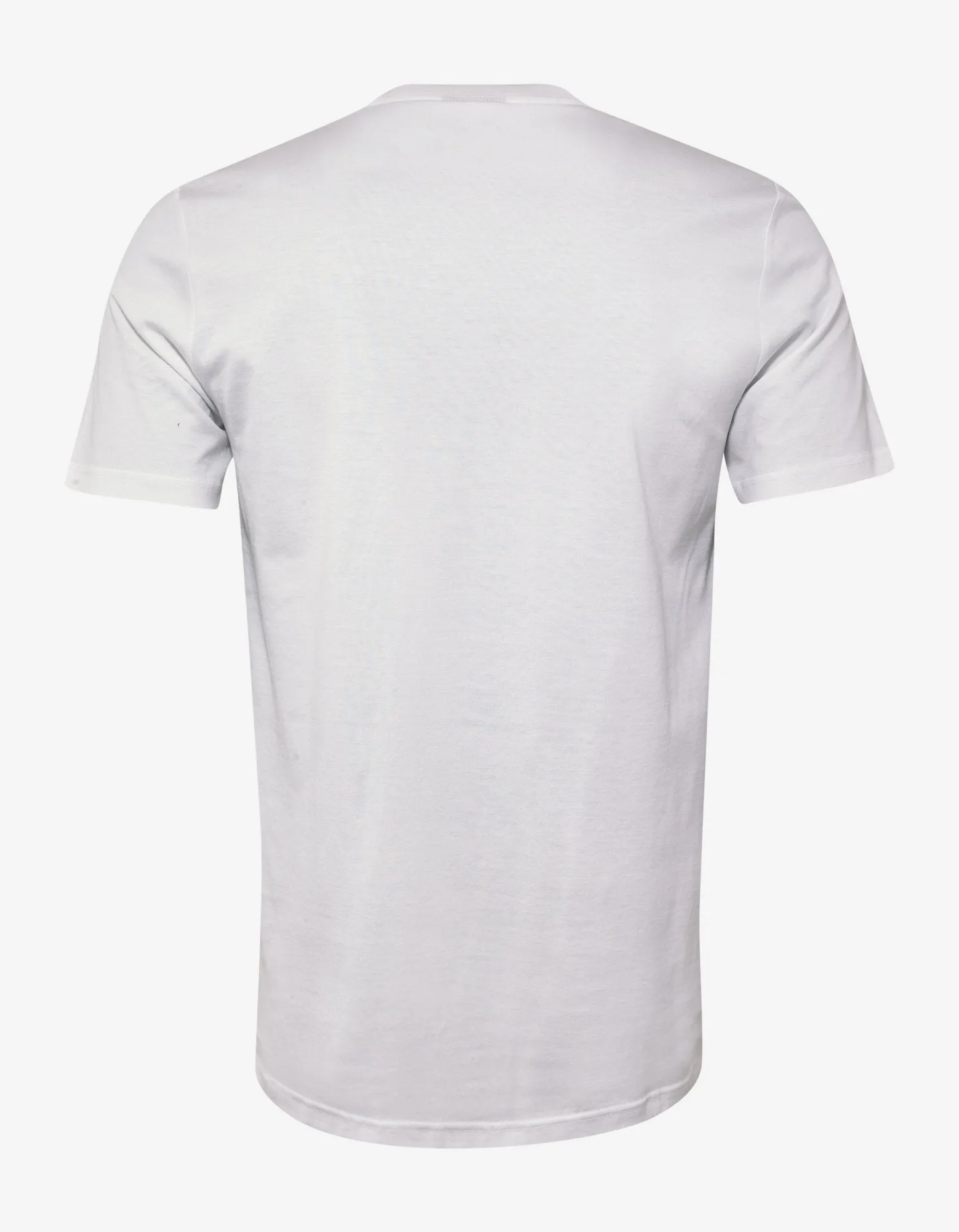 White Strikethrough Logo Print T-Shirt