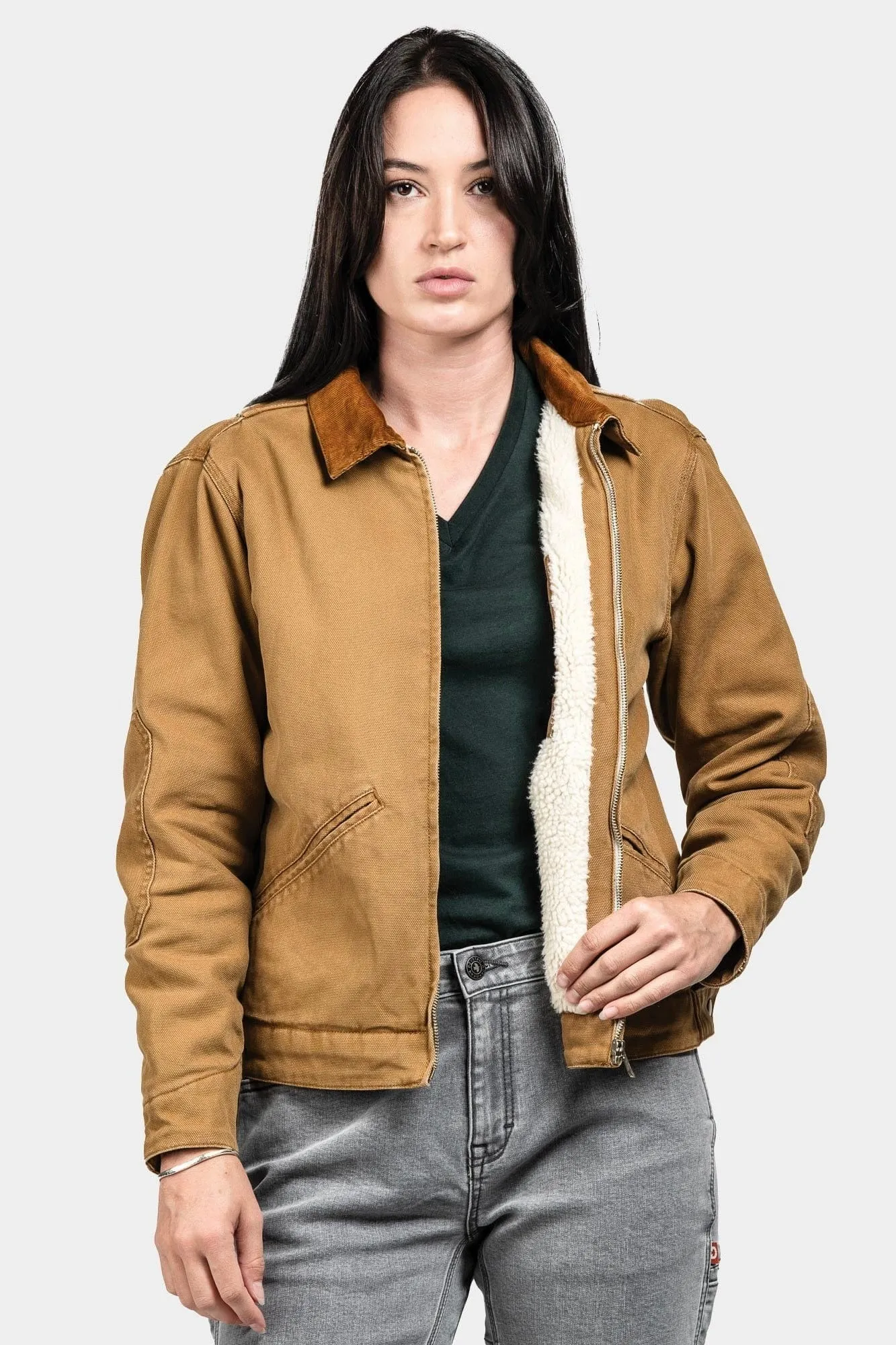 Women's Old School Trucker Canvas Work Jacket