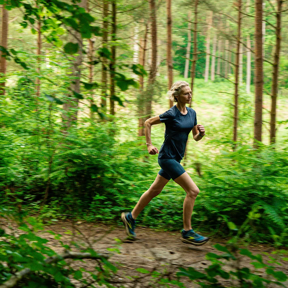 Womens Volta Tech Tee (Navy)