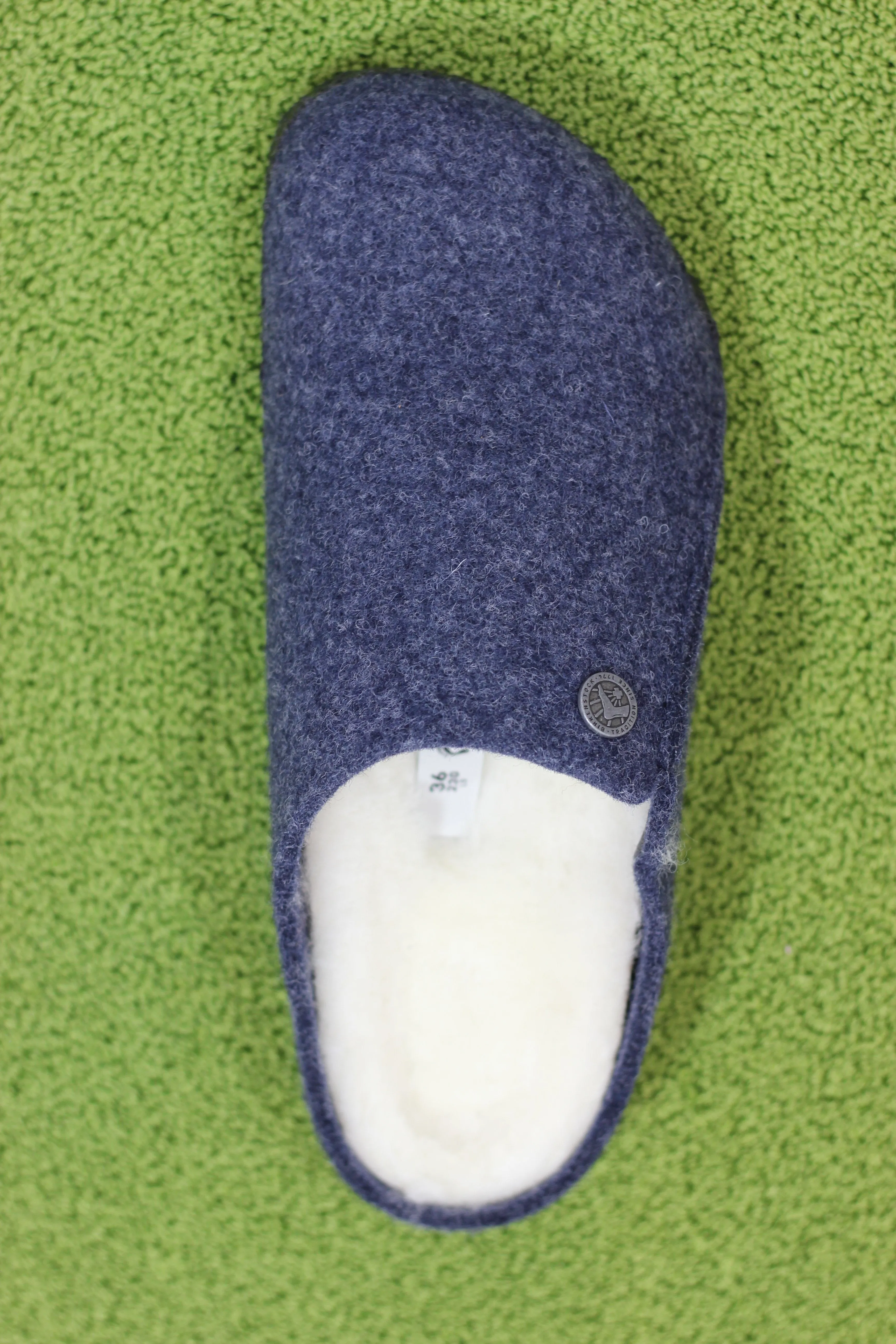 Women's Zermatt Slipper - Dark Blue Wool/Shearling